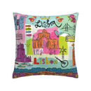 Axyaa Nordic Linen Graffiti Cushion Cover for Sofa Decoration