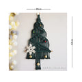 Axyaa Macrame Christmas Tree Boho Wall Hanging Tapestry - Handwoven Bohemian Decor