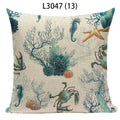 Axyaa Ocean Life Pillow Covers for Home Decor