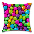 Axyaa Lollipop Candy Printed Cushion Cover 45X45CM for Chair Sofa Decoration