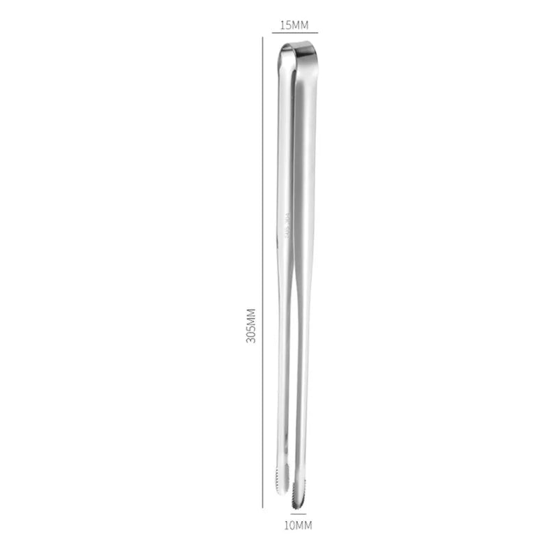 Axyaa Stainless Steel Food Clip Tongs - Premium Quality Utensil for Cooking and Grilling