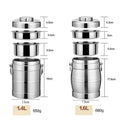 Axyaa Stainless Steel Insulated Lunch Box | Large Capacity Thermal Food Container