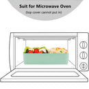 Axyaa 3-Layer Wheat Straw Bento Box - Healthy Microwave Food Storage Container