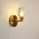 Axyaa LED Crystal Wall Lamp: Modern Nordic Bedroom Decor Fixtures for Living Room, Corridor, Stairs