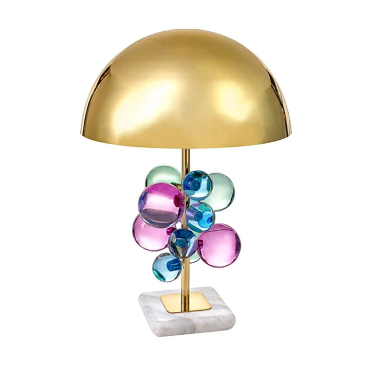 Axyaa Crystal Table Lamp: Nordic Light Luxury, Designer Fashion Style for Bedroom