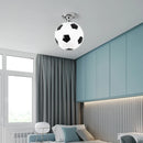 Axya LED Soccer Ball Ceiling Light for Boys Room Lighting