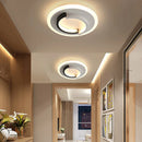 Axyaa Modern LED Ceiling Lamp in Black and White for Various Spaces