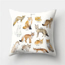Axyaa Decorative Pillow Case 45x45CM Square Polyester Cover for Room Décor