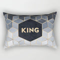 Axyaa Rectangle Lumbar Cushion Cover for Home Sofa Decoration