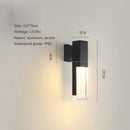 Axyaa 10W LED Garden Light Lawn Lamp Waterproof Aluminum Pillar Bollard Outdoor Courtyard