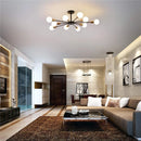 Axyaa Metal Art Industrial Living Room Ceiling Chandelier