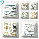 Axyaa Decorative Pillow Case 45x45CM Square Polyester Cover for Room Décor