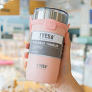 Axyaa Double Stainless Steel Coffee Mug | 710 ML Thermos Bottle