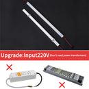 Axyaa LED V-Type Black Tube Bar Lamp with Aluminum Profiles & Milky Cover