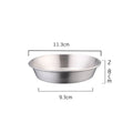Axyaa Stainless Steel Seasoning Dish - Small Salad Bowl for Western Restaurants