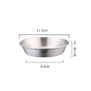 Axyaa Stainless Steel Seasoning Dish - Small Salad Bowl for Western Restaurants