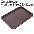 White Plastic Dinner Plate Set by Axyaa: Nordic Style Rectangular Tray for Home & Hotel