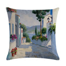 Axyaa Countryside Scenery Cushion Cover, for Stylish Sofa Decor