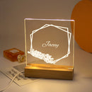 Axyaa Personalized Name 3D Nightlight | Christmas Bedroom Decoration | Children's Gift