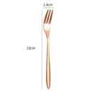 Stainless Steel Cake Divider Spoon Fork Set by Axyaa