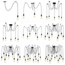 Axyaa Vintage Industrial Spider Chandelier Pendant Light Ceiling Lamp