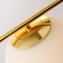 Axyaa Glass Bubble Chandelier: Gold Round Ball Light Fixture for Kitchen, Dining Room