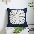 Axyaa Sea Starfish Navy Blue & Yellow Cushion Cover 45x45cm
