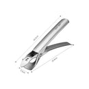 Axyaa Stainless Steel Hot Bowl Clamp Gripper Utensil Foldable Pot Plate Tongs