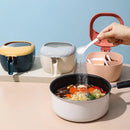 Axyaa 4-in-1 Spice Jar Organizer with Transparent Cover and Spoon