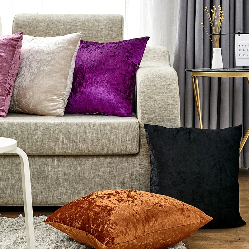 Axyaa Velvet 45x45 Cushion Cover for Chic Home Decor