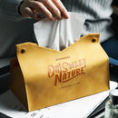 Axyaa Leather Tissue Box: Elegant Storage Solution for Home, Car, Kitchen, and Living Room