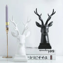 Axya Nordic Deer Ceramic Ornaments - Rustic Modern Home Decor