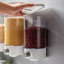 Axyaa Food Storage Box - Transparent Wall-Mounted Container for Kitchen Organization