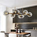 Contemporary Axya Glass Ball Pendant Lights for Dining Room Kitchen Home Decor