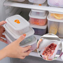 Axyaa Kitchen Food Storage Box Plastic Grains Cans Bulk Jars Container Organizer