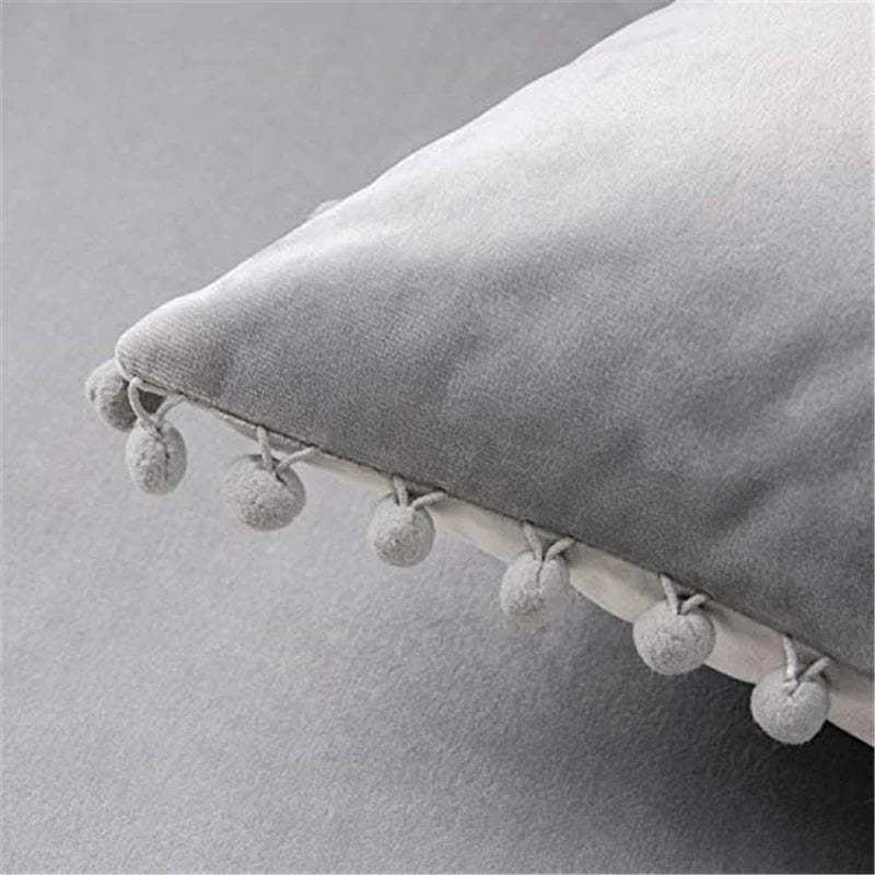 Axyaa Velvet Cushion Covers: Nordic Style Sofa Throw Pillowcase, 45x45 Home Decor