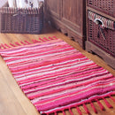 Axyaa Handmade Tassel Rug: Boho Cotton Cloth Tapestry for Home Living Room & Kitchen