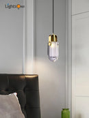 Axya Luxury Crystal Small Pendant Lights - Modern Minimalist Design