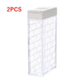 Axyaa Spice Storage Jars Set, Transparent Double-Sided Opening Containers