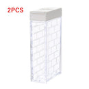 Axyaa Spice Storage Jars Set, Transparent Double-Sided Opening Containers