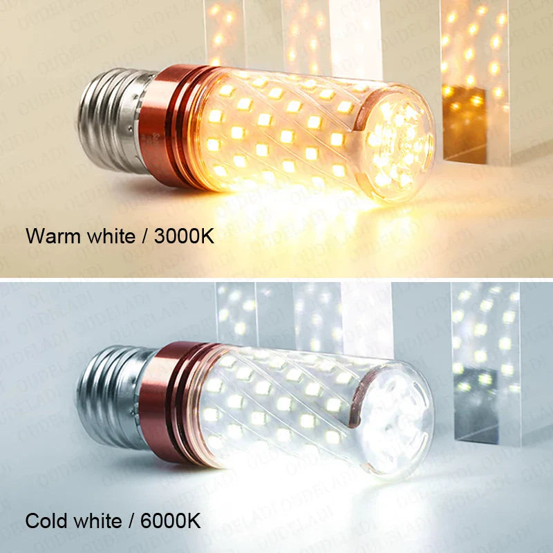 Axya 16W High Power LED Corn Lamp SMD2835 Candle Light Bulb for Chandeliers