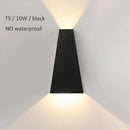 Axyaa Modern Waterproof Dual Head 10W LED Wall Lamp Fixture for Bedroom Foyer Hall