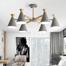 Axyaa Nordic Wood Pendant Lamp for Indoor Home Decor