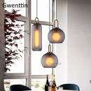 Axyaa Luxury Glass Ball Pendant LED Lights for Elegant Home Decor
