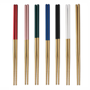 Axyaa Stainless Steel Chinese Chopsticks Set for Sushi and Fast Food