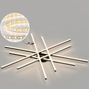 Axyaa Modern Gold & Black LED Ceiling Chandelier for Home & Restaurant