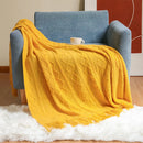 Axyaa Ins Diamond Throw Blanket with Tassels for Sofa Decor and Bedspread