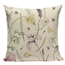 Axyaa Vintage Flower Cushion Covers - Shabby Chic Floral Pillowcase