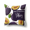 Fresh Fruits Watermelon Throw Pillow Covers by Axyaa