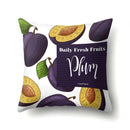 Fresh Fruits Watermelon Throw Pillow Covers by Axyaa